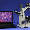 USB computer connected camera included. Computer/Laptop not included. Shape of microscope camera may vary from what is shown.